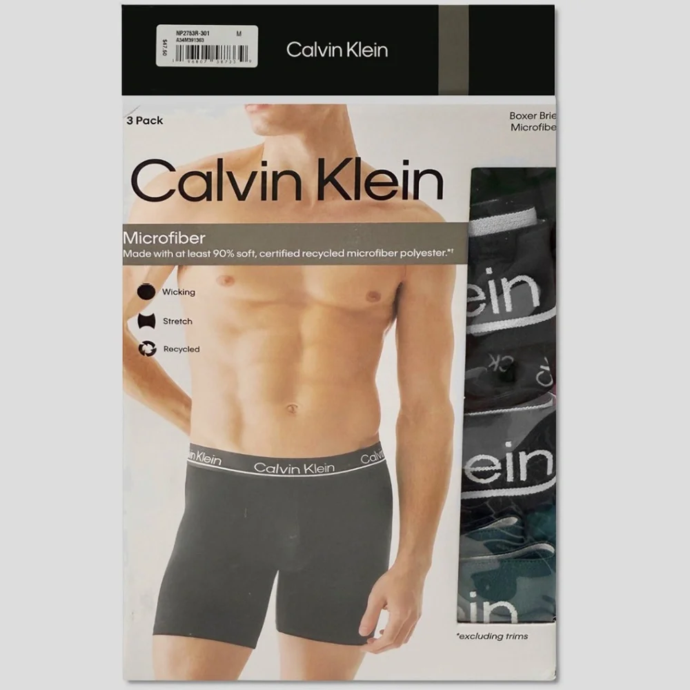 Calvin Klein Boxer Briefs / Underwear - NWT Mens Medium Multi (3 Pack) #46353-A7